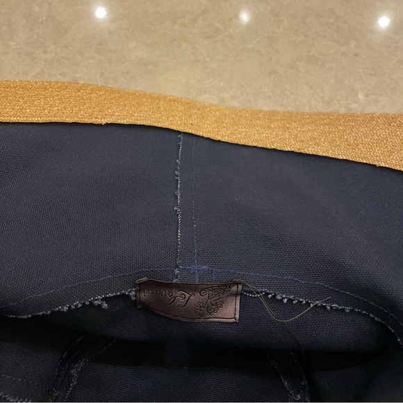 LOLA HATS Single Take Wide Brim Hat In Navy Canva - Picture 6 of 11